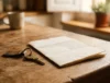 Dos tazas y una llave sobre una mesa de cocina, derechos de la pareja de hecho